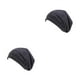 thumbnail image 2 of Qarigey Sombreros de invierno con forro de satén para mujer, diseño elástico, regalos transpirables elásticos a la moda, suministros de negro 2Conjunto, 2 of 6