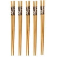 thumbnail image 1 of 5 Paires de Baguettes Ensemble de Baguettes Réutilisables Baguettes Classiques Naturelles Baguettes à Imprimé Coloré, 1 of 6