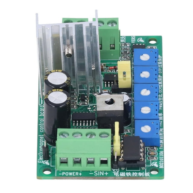 Module de Commande de Vanne Solénoïde, Sortie 2-20KHZ FRQ DC9-32V Réponse à Grande Vitesse 0-100% PWM Carte d'Entraînement Électro-Aimant Réglable pour Dispositif Électromagnétique