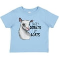 thumbnail image 3 of Inktastic Easily Distracted by Goats Cute Goat Boys or Girls Baby T-Shirt, 3 of 5
