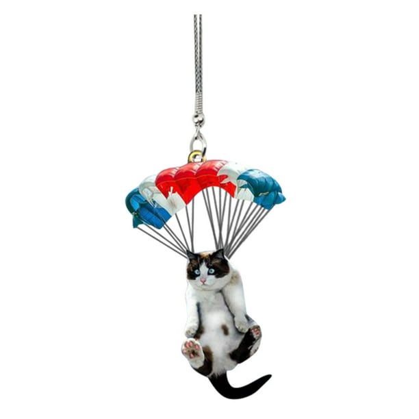 Adorno colgante Adorno de coche Gato colgante Regalo Aerosfera lindo con colorido hogar