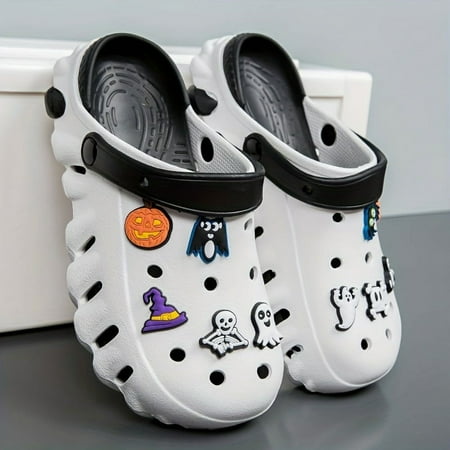

FAIZE Cartoon Charmed Clogs Casual Soft-Sole Slip-On for Outdoor Comfort & Style beach shoes-43