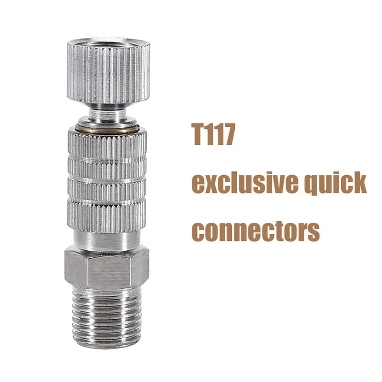 T117 Airbrush Quick Connector Airbrush Fitting Conversion Adapters Quick  Coupling For Airbrush Airbrush Quick Disconnect Release Coupling 1/8in Airbrush  Quick Disconnect Release 