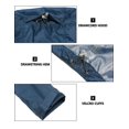 thumbnail image 6 of Little Donkey Andy Men's Waterproof Hiking Jackets Lightweight Windproof Coats for Fishing Camp UPF50 Navy Blue XL, 6 of 7