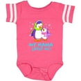 thumbnail image 3 of Inktastic My Nana Loves Me Cute Penguins Girls Baby Bodysuit, 3 of 5
