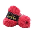 thumbnail image 2 of sdhkgrrt under $5 3Pcs Crochet Yarn, Hand Knitting Yarn Velvet,Multicolor Crochet Thread,Soft Coral Fleece Yarn,DIY Knitting Material,Chunky Handmade Yarn, 2 of 9