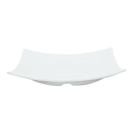 

White 6 Flare Plate 1 Deep Melamine Pack of 6 4 packs