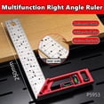 thumbnail image 7 of Quick Positioning Angle Ruler Drawing Tool High- L-Shaped Right Angle Ruler Stainless Steel Angle Measure Ruler, 7 of 7