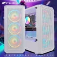 thumbnail image 5 of STGAubron Gaming PC Computer, Intel Core i7-6700 up to 4.0G, RTX 3060 Ti, 32G DDR4, 1T SSD, WiFi, BT 5.0, RGB Fan x4, RGB BT Sound Bar, Windows 10 Home, 5 of 6