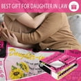 thumbnail image 3 of Daughter in Law Gifts, Gifts for Daughter in Law, Daughter in Law Gifts from Mother in Law, Daughter in Law Gifts for Christmas Birthday Gifts Blanket 60" x 50\u201d, 3 of 6