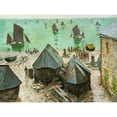 thumbnail image 2 of Monet, Claude 24x19 Black Modern Framed Museum Art Print Titled - Departure of boats-Etretat 1883, 2 of 4