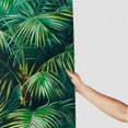 thumbnail image 3 of Orinice Tropical Leaf Shower Curtain Summer Hawaii Rainforest Banana Leaf Wild Jungle Plant Green Palm Leaves Print Pattern Bathroom Curtain Set with Waterproof Fabric Nature Bath Decor 60x72, 3 of 7