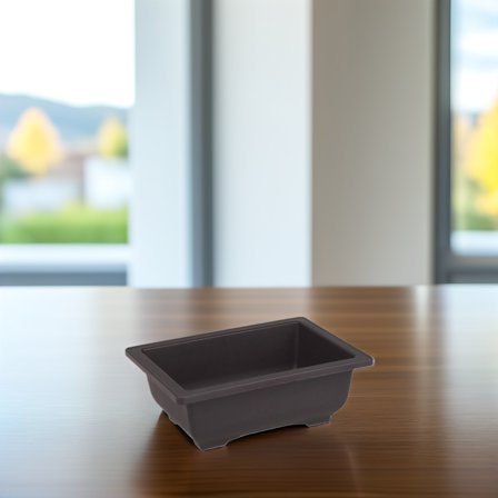 FOMIYES 5 Pcs Planter Rectangular Flower Pot Elegant Flowerpot 16.50X12.00X6.00CM Black