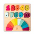 thumbnail image 2 of B.Toys Counting Rainbows Wooden Puzzle Children's Toy, 2 of 7
