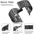 thumbnail image 2 of 2Pack Metal Band Compatible with Apple Watch Band 38mm 40mm 41mm 42mm 44mm 45mm 49mm, Apple Watch Band Stainless Steel Mesh Loop Replacement Wristband Compatible with iWatch Series SE 8 7 6 5 4 3 2 1, 2 of 14