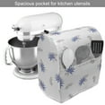 thumbnail image 2 of Exotic Stand Mixer Cover, Botanical Theme Tropical Dotted Palm Leaves Pattern Abstarct Art, Kitchen Appliance Organizer Bag Cover with Pockets, 5 Quarts, Ceil Blue White and Pale Pink, by Ambesonne, 2 of 4