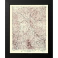thumbnail image 2 of USGS 12x14 Black Modern Framed Museum Art Print Titled - Eden Valley California Quad - USGS 1928, 2 of 5