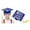 Blue, variant on Floppy Bucket Hat Cute Hats Adjustable Beach Hats Travel Hat for Toddler Boys Sun Hats Beach Cap (Blue,6-12 Years)
