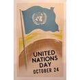 thumbnail image 2 of Vintage Apple Collection 23x32 White Modern Wood Framed Museum Art Print Titled - United Nations, 2 of 4