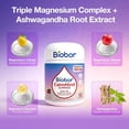 thumbnail image 3 of Biobor CalmMind Triple Magnesium Gummies with Ashwagandha, Magnesium Glycinate, Citrate & Malate for Calm, Muscle/Nerve Relaxation/Cortisol Balance, Mixed Berry, 60 Ct, 3 of 11
