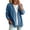 01-Light Blue, variant on Denim Jacket for Women Lightweight Button Front Stretch Relaxed Fit Casual Long Sleeve Cardigan Coat