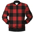 thumbnail image 4 of Vedolay Winter Coats for Men Draped Open Front Cropped Cardigan Long Sleeve Outwear Red,XL, 4 of 5