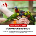 thumbnail image 4 of Morning Bird Miracle Meal 1.5 lbs – Soft Food for Birds with Vitamins & Supplements – Packed with Protein, Minerals & Amino Energy – Promotes Strong Feathers, Breeding & Overall Wellness, 4 of 7