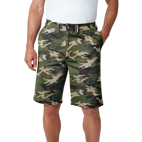KingSize Men's Big & Tall 10" Flex Full-Elastic Waist Chino Shorts