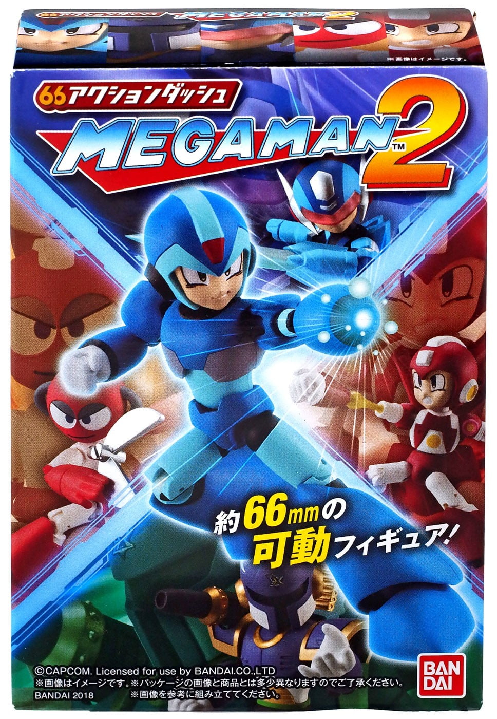 bandai shokugan mega man action 66 rock man volnutt with servbot action figure