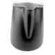 thumbnail image 3 of Jarra de leche para espumar café al vapor, 350/500/750 ml, acero inoxidable negro. Negro 350ml, 3 of 9