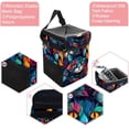 thumbnail image 2 of Cat Foldable Car Trash Can with Lid, Leak-Proof, and Hanging Storage Bag - Car Trash Bin, Trash Can for Car, Car Garbage Can, 2 of 6