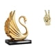 thumbnail image 1 of Figura De Cisne Con Gesto De Mano, Escultura De Arte Moderno, Estatua Creativa De Animal Para Sala De Estar, Armario, Estante, Mesa, Colección De Decoración Del Hogar, 1 of 8