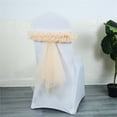 thumbnail image 6 of Organza Chair Chair Sashes For Weddings And Event Elegant Chair Back Occasion Chair Sash 1PC, 6 of 9