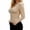 Beige, variant on WWC Womens Sweaters, Fall Casual Sweaters for Women Long Sleeve V Neck Ribbed Knit Tops, Solid Color Slim Pullover S-L