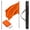 Orange, variant on Spinning Color Guard Flag with Pole & Carry Bag, 71” (Blue)