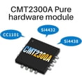 thumbnail image 4 of CMT2300A Wireless Module SPI 433MHz 470MHz 490MHz 30dBm EBYTE E49-400M30S 5.5km Long Range Transmitter Receiver Transceiver, 4 of 6