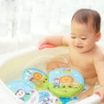 thumbnail image 1 of Juguetes para bebés, libros de tela de baño, impermeables, para niños, aprendiendo con dispositivo BB (Zoo), 1 of 9