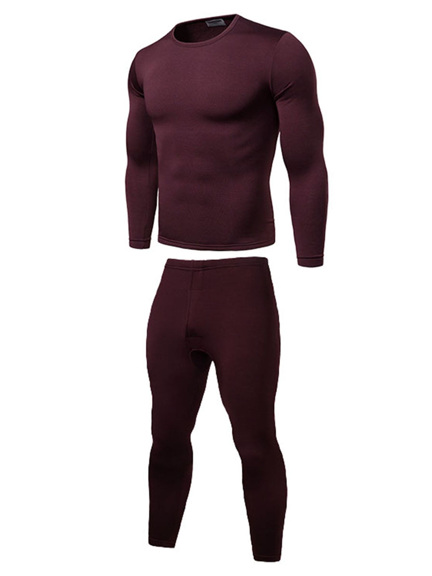 Men's Thermal Top and Bottom Set Underwear Long Johns Base Layer with