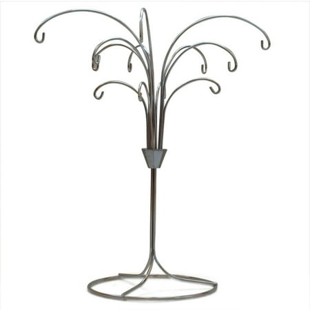 Tree Branches Silver Tone Metal 12 Ornaments Stand 12 (Best Tree Branches For Centerpieces)