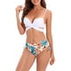 thumbnail image 5 of SAYOO Traje de baño de 3 piezas para mujer, cubierta de manga larga + sujetador cruzado + conjunto de parte inferior de bikini SAYOO  Sexy, 5 of 6