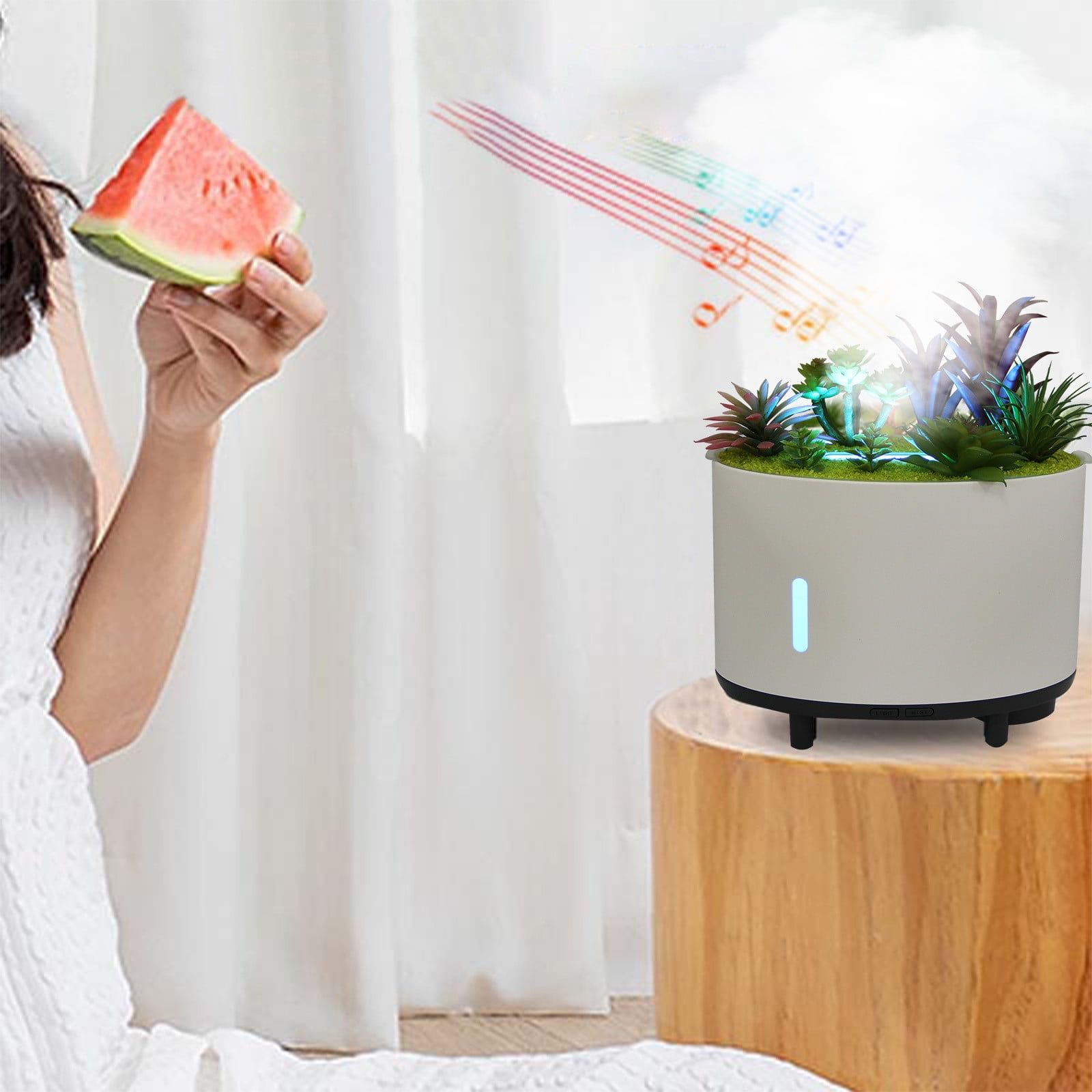 VBODN Humidifier,Humidifier for Room,Steam Vaporizer Humidifier,Travel Humidifier,for Bedroom and Office, Easy To Clean