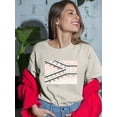 thumbnail image 2 of Two Way Railroad T-shirt Women's -Taher Saoud Designs, 2 of 4