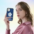 thumbnail image 4 of Apple iPhone 11 - NHL Licensed Toronto Maple Leafs Team Logo on Jersey Textured Dual Layer Case, 4 of 5