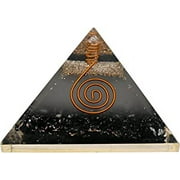 Shungite Crystal Orgone Pyramid, Glow in Dark Organite Pyramid