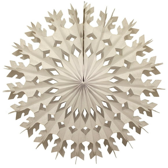 12-Pack 22 Inch Large Tissue Paper Snowflake (White)