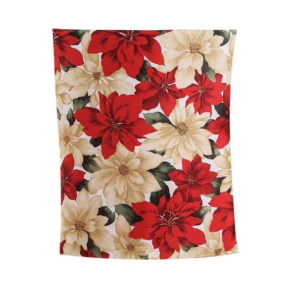 Christmas Chair Cover Colorful Santa Snowman Seat Back Covers for Dining Room Kitchen Banquet Holiday Party Decorations