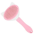 thumbnail image 2 of Peine para el pelo de mascotas, cepillo de aseo para mascotas, uso diario para limpiar el pelo suelto y aumentar la circulación sanguínea para perros y gatos, aguja gruesa rosa, 2 of 12