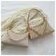 thumbnail image 2 of Zhuge Bolso de hombro tejido para mujer, bolso de mano tejido, bolso de mano tejido elegante para playa de verano, bolsos de hombro de 10,23 x 2,55 x 5,9 pulgadas (caqui F), 2 of 5