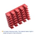 thumbnail image 3 of Unique Bargains Radiateurs Électroniques Radiateur en Aluminium 20x14x6mm pour CPU Rouge 6 Pack, 3 of 5