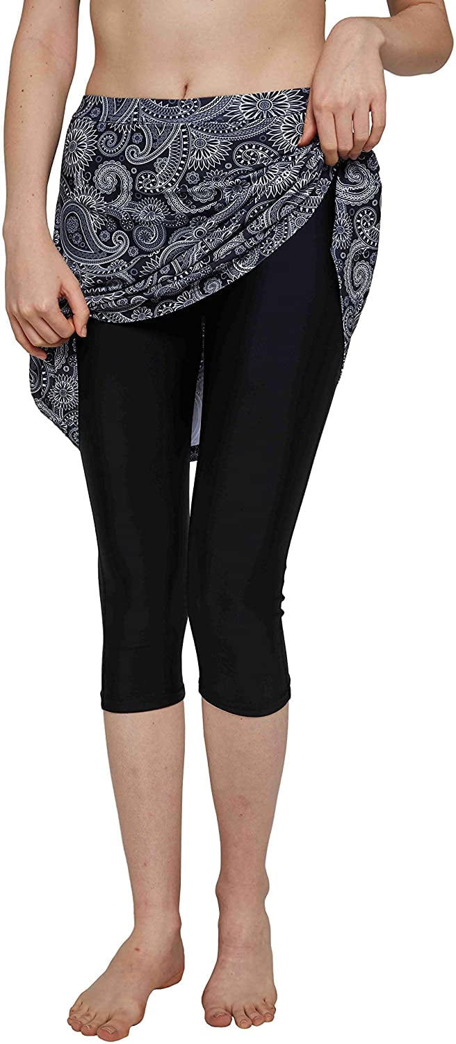 Women Swim Skirt with Leggings Modest 